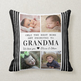 Befordrad till Grandma 4 Grandchildren Photo Colla Kudde