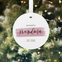 Befordrad till Grandma Anpassningsbar Ornament