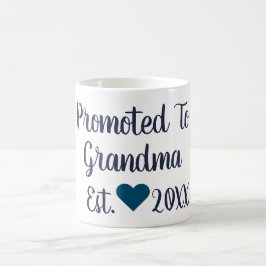 Befordrad till Grandma Navy Mugg