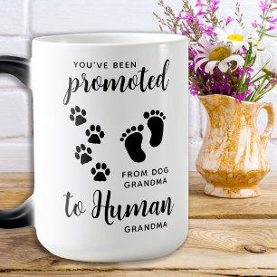 Befordrad till Grandma Personlig Pet Hund älskare Magisk Mugg