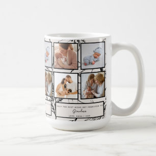 Befordrad till Grandma Photo Collage Quote Kaffemugg