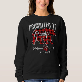 Befordrad till Grandpa 2023 Bear Pajama Red Play B T Shirt