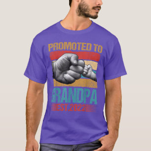 Befordrad till Grandpa Est 0 Manar Vintage Första  T Shirt