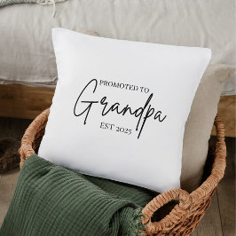 Befordrad till Grandpa EST | New Grandpa Gift Kudde