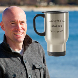 Befordrad till Grandpa Gravid-meddelande Resemugg