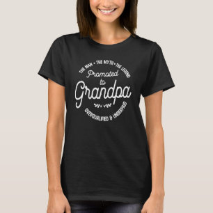 Befordrad till Grandpa och Grandma Matching T Shirt