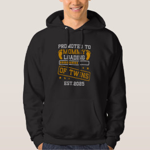 Befordrad till MAMMA av Twillingar i familjen est Hoodie