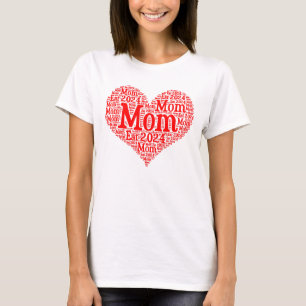 Befordrad till Mamma Est 2024, New Mamma, första g T Shirt
