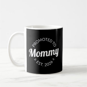 Befordrad till Mamma Est. 2026 Kaffemugg