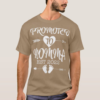 Befordrad till Momma EST 2022-Gravid T Shirt