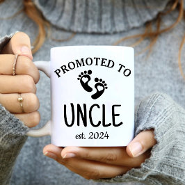 Befordrad till morbror/första gången morbror-kaffe mugg