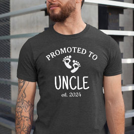 Befordrad till morbror/första gången Nyfödd bebis T Shirt