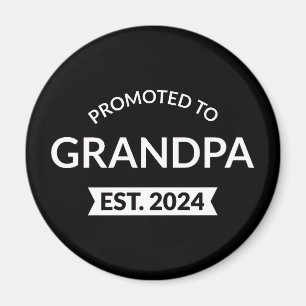 Befordrad till morfar Est. 2024 II Magnet