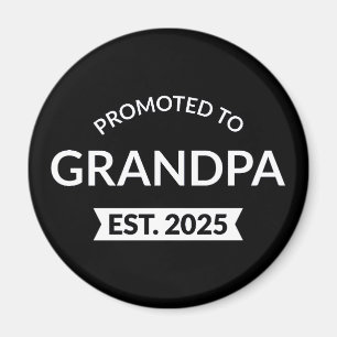 Befordrad till morfar Est. 2025 II Magnet