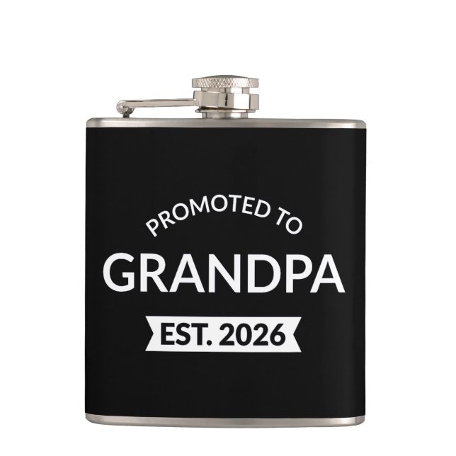 Befordrad till morfar Est. 2026 II Fickplunta (Framsidan)