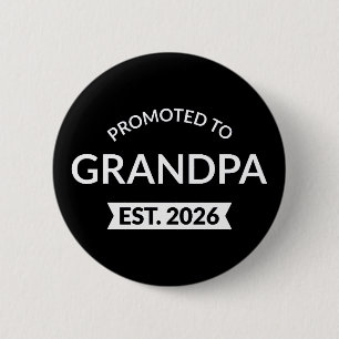 Befordrad till morfar Est. 2026 II Knapp
