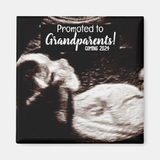 Befordrad till morföräldrar Baby födelsedag Magnet