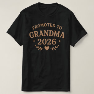 Befordrad till Mormor 2026  Ny Mormorpresentidé    T Shirt