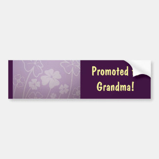 Befordrad till mormor! dekaler Lavendel