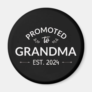Befordrad till mormor Est. 2024 II Magnet