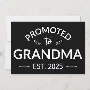 Befordrad till mormor Est. 2025 II Meddelande