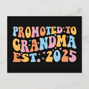 Befordrad till mormor Est. 2025 III Vykort