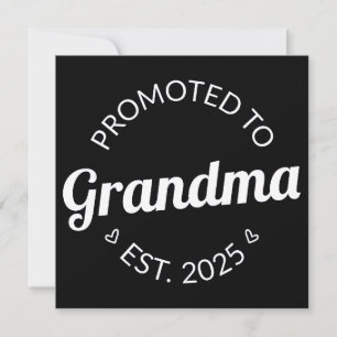 Befordrad till mormor Est. 2025 Meddelande