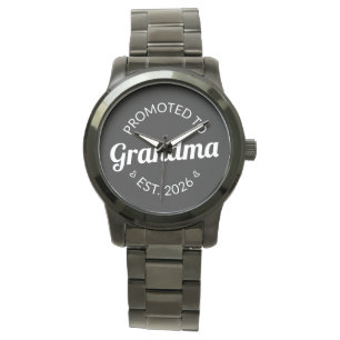 Befordrad till mormor Est. 2026 Armbandsur