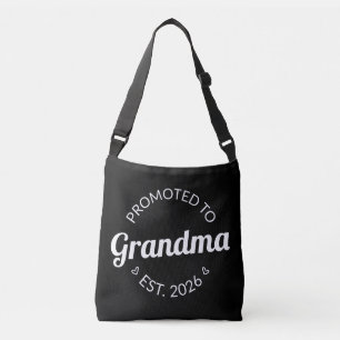 Befordrad till mormor Est. 2026 Axelväska