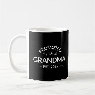 Befordrad till mormor Est. 2026 II Kaffemugg