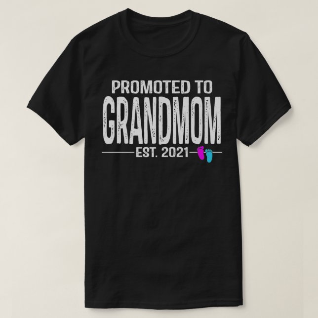 Befordrad till mormor Est T Shirt (Design framsida)