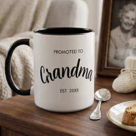 Befordrad till mormor Graviditetsupptäckt Mormorsp Mugg