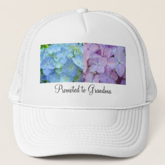 Befordrad till Mormor hattar Mormor Blommig Keps