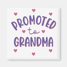 Befordrad till mormor Magnet
