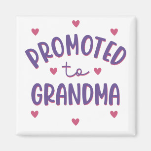 Befordrad till mormor Magnet