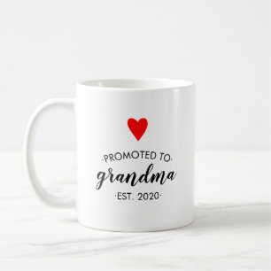 Befordrad till mormor Red Heart Simple Kaffemugg