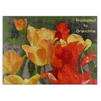 Befordrad till mormor skärbrädor Tulpan Blommor