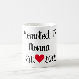 Befordrad till nonna Black & Red Mugg