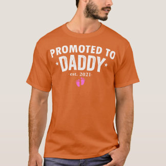 Befordrad till pappa 2021 snart att bli Pappa Hus T Shirt