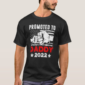 Befordrad till pappa 2022 Första gången New Pappa  T Shirt