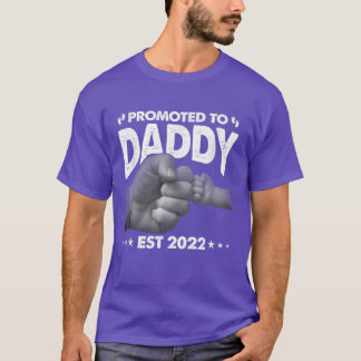 Befordrad till pappa 2022 lustig gåva till nya pap t shirt
