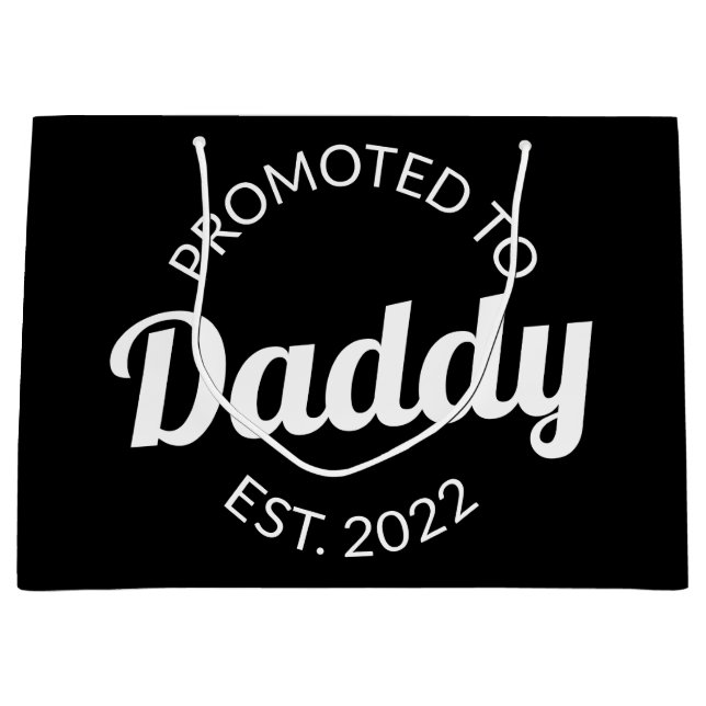 Befordrad till pappa Est. 2022 I (Framsidan)