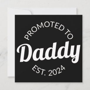 Befordrad till pappa Est. 2024 Meddelande