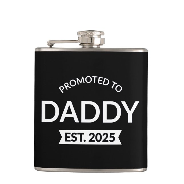Befordrad till pappa Est. 2025 II Fickplunta (Framsidan)