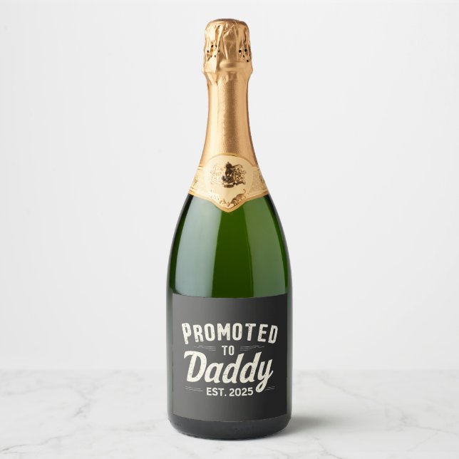 Befordrad till pappa Est. 2025 Pappa till Fars dag (Framsida)