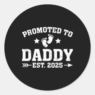 Befordrad till pappa Est 2025 snart för att bli ny Runt Klistermärke