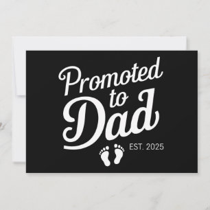 Befordrad till Pappa EST 2025 snart till Pappa Meddelande