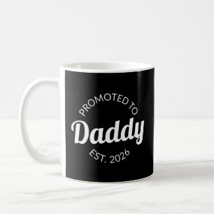 Befordrad till pappa Est. 2026 Kaffemugg