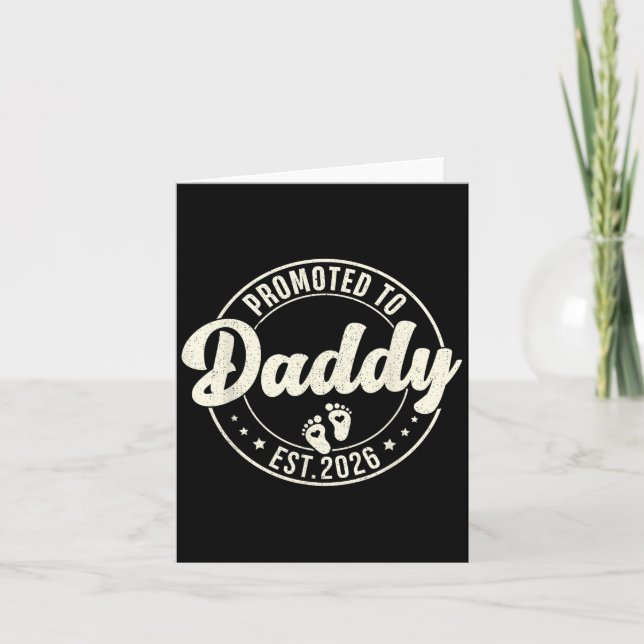 Befordrad till pappa Est. Meddelande från Baby 202 (Framsida)