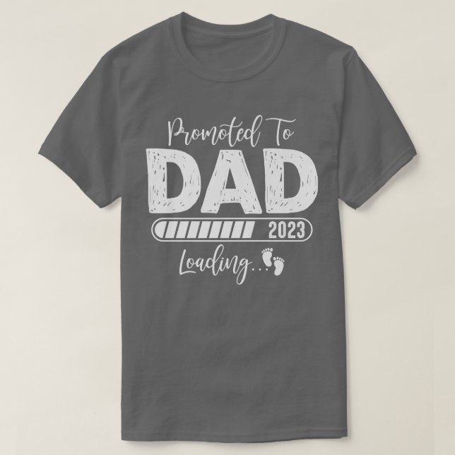 Befordrad till Pappa Est T Shirt (Design framsida)